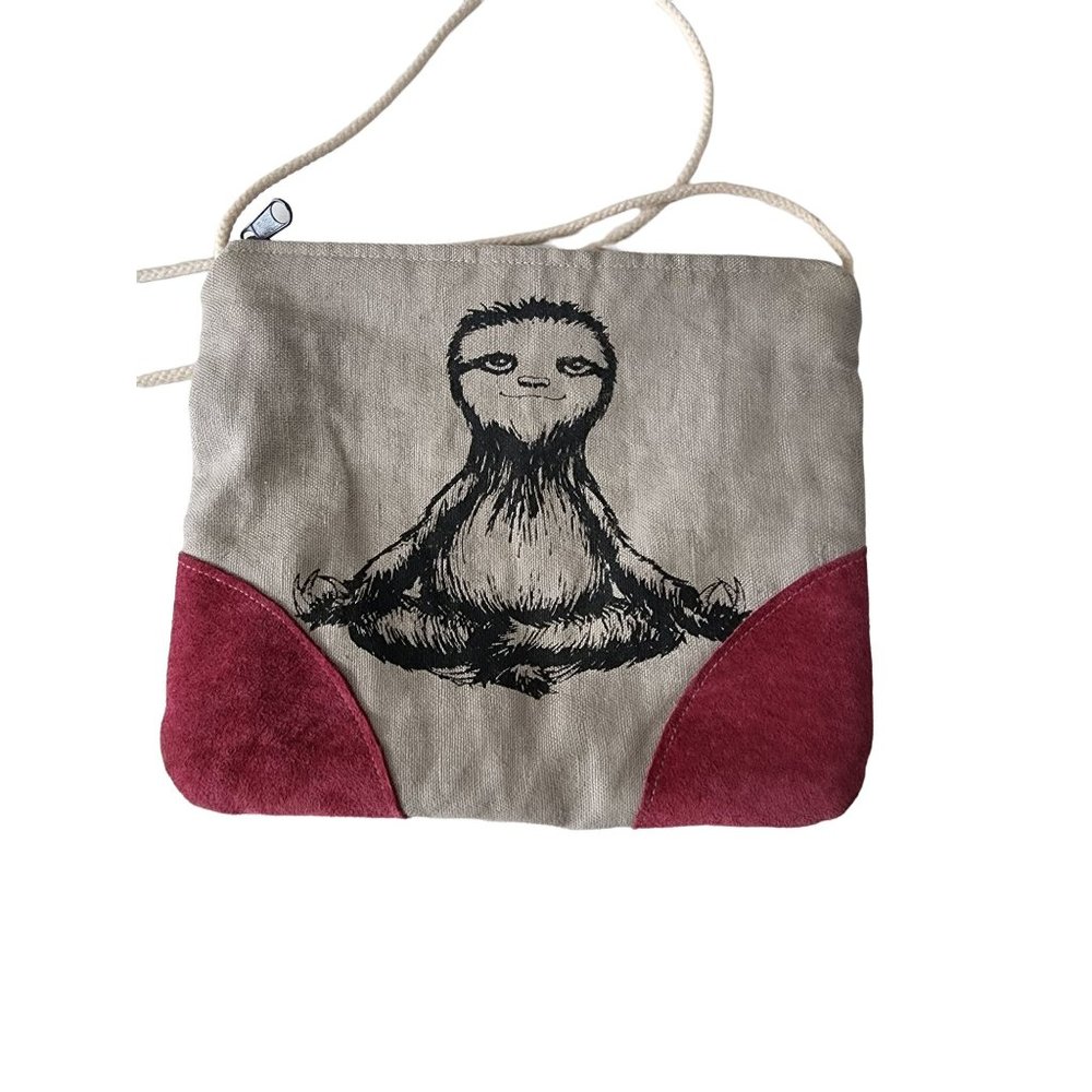 Monkey Bizness Bags Costa Rica Sloth upcycled Small purse